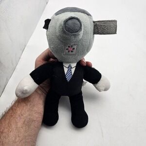 Skibidi Toilet Cameraman Robot Man Plush Stuffed Toy 10"